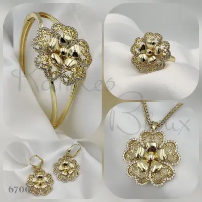 Parure Flower Zircons DS